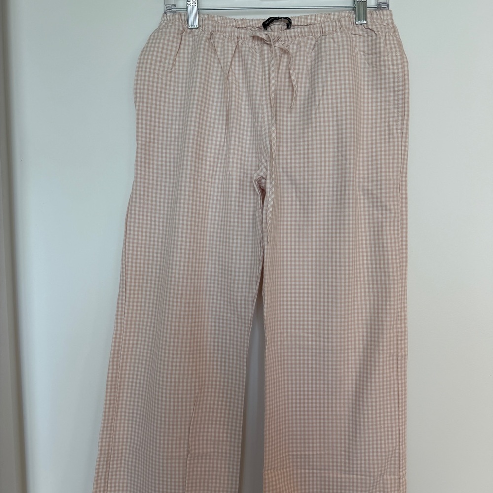Pink Gingham Lounge Pants